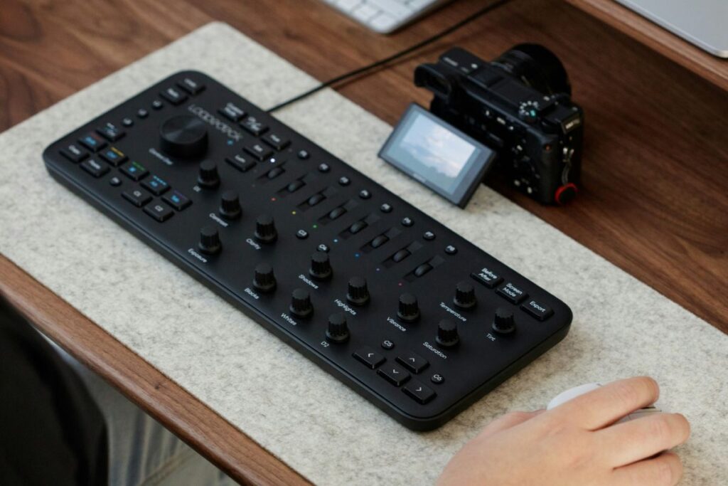 extended desk mat full width minimal workspace